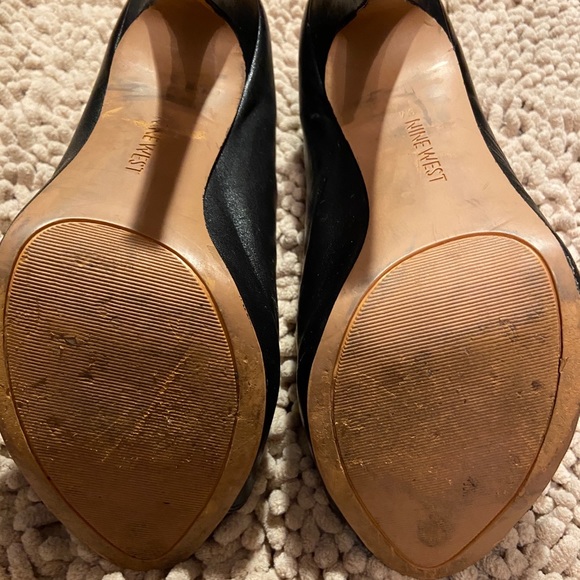 Nine West Black Open Toe Heels - Picture 8 of 11